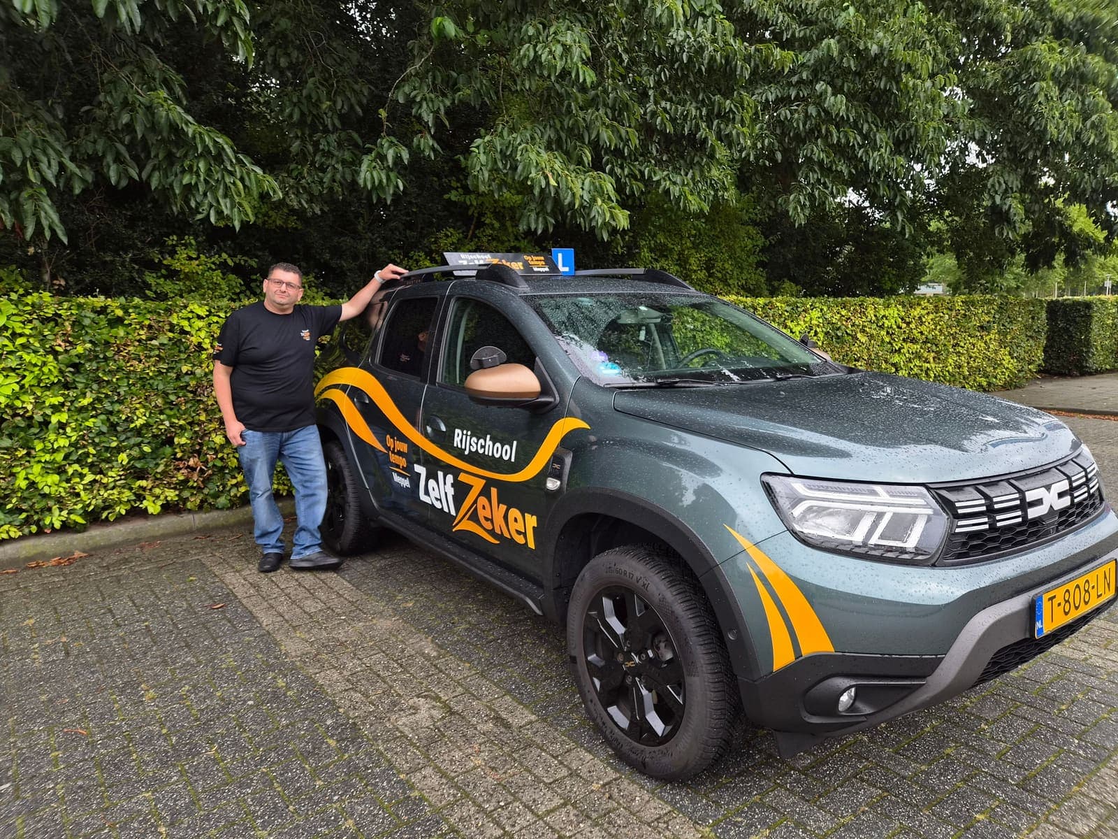 Rani bij de ZelfZeker-lesauto